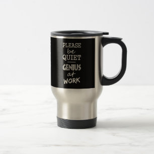 Genius at Work custom color mugs