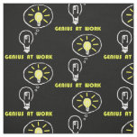 Genius at work fabric