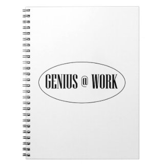 Genius At Work Logo Notebook