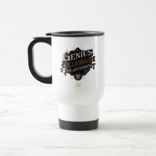 Genius Billionaire Philanthropist Ornate Graphic Travel Mug