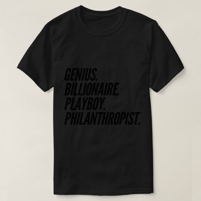genius billionaire playboy philanthropist  Sticker T-Shirt (Design Front)