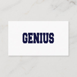 genius business card