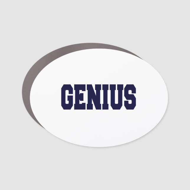 genius car magnet (Front)