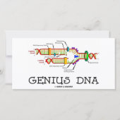 Genius DNA (DNA Replication Humor) (Front)
