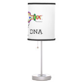 Genius DNA Molecular Biology Humor Table Lamp (Right)