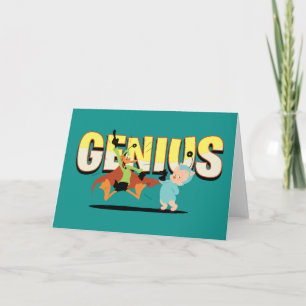 "Genius" Duck Dodgers & Eager, Young Space Cadet Card