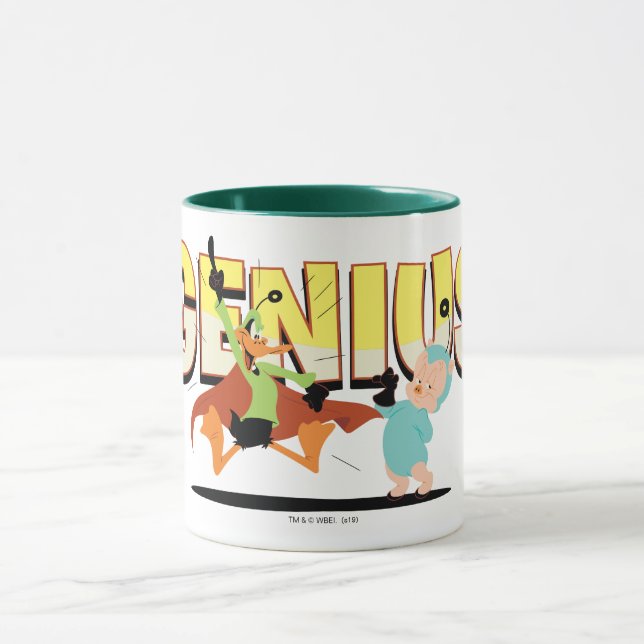 "Genius" Duck Dodgers & Eager, Young Space Cadet Mug (Center)