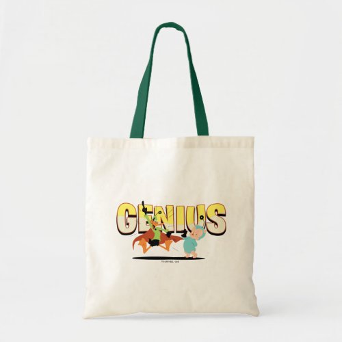Genius Duck Dodgers  Eager Young Space Cadet Tote Bag