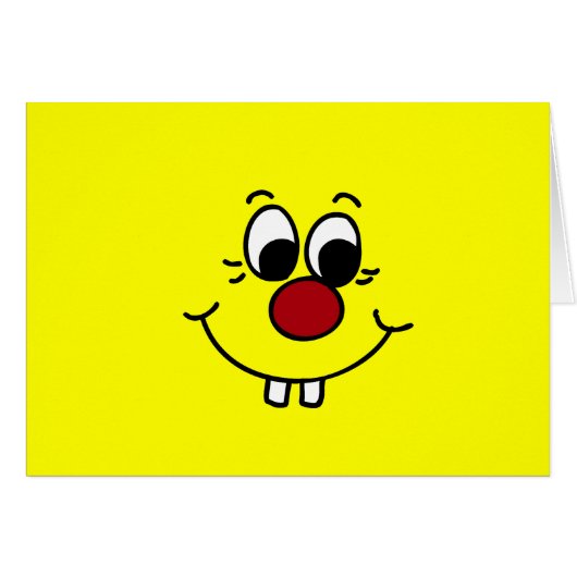 Genius Face Grumpey Cards (Front Horizontal)