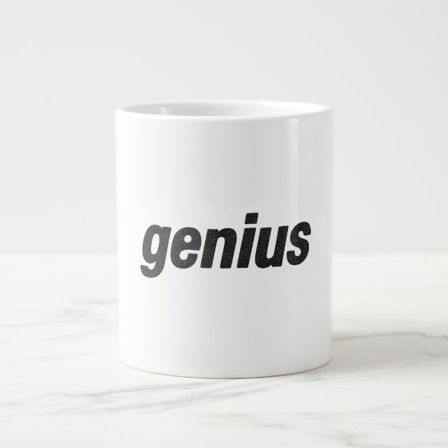 Genius  giant coffee mug (Front)