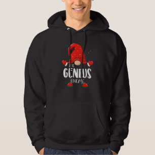 Genius Gnome Matching Family Group Christmas Pajam Hoodie