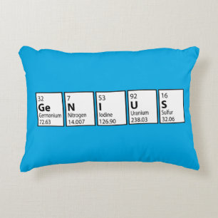 Genius Graduation Accent Pillow