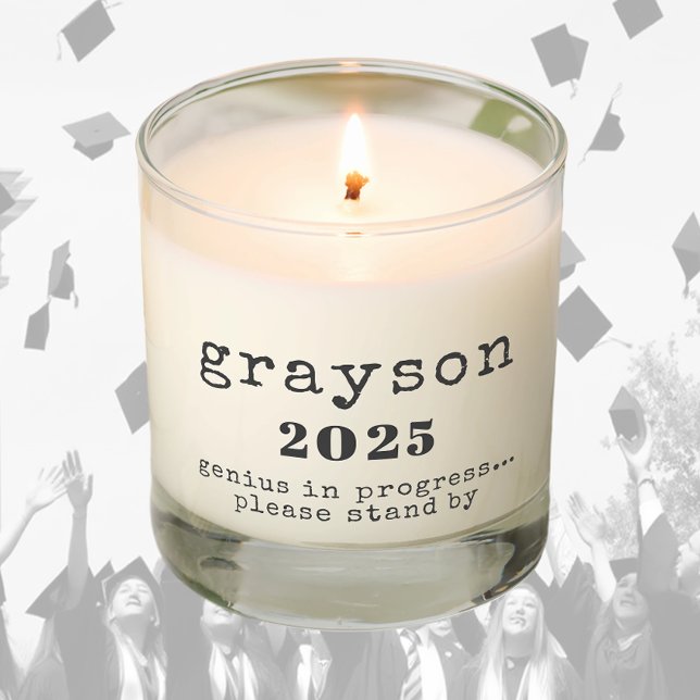 Genius in progress Graduate Scented Candle (Creator Uploaded)