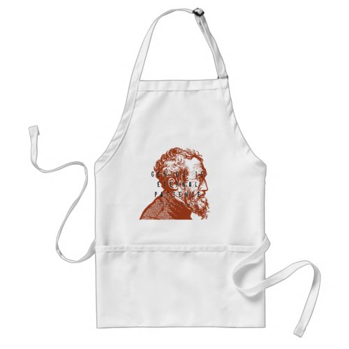 Genius Is Eternal Patience  Michelangelo Artist Adult Apron