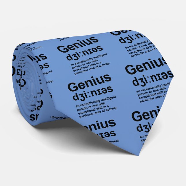 Genius Neck Tie (Rolled)