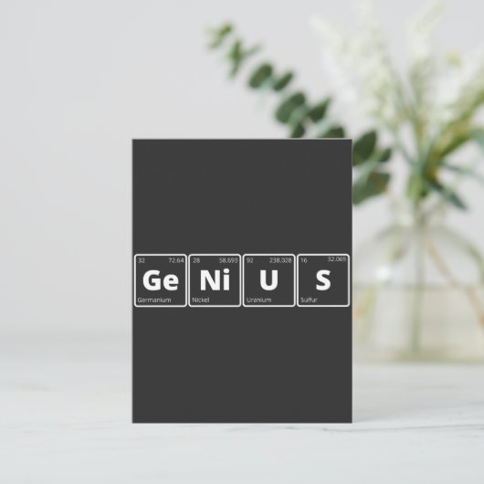 Genius - Periodic Table (Standing Front)