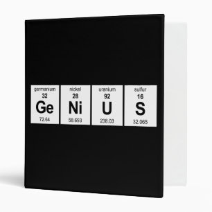 GeNiUS Periodic Table Binder