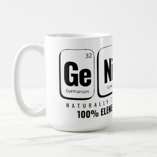 GENiUS Periodic Table - Funny Science Design Coffee Mug