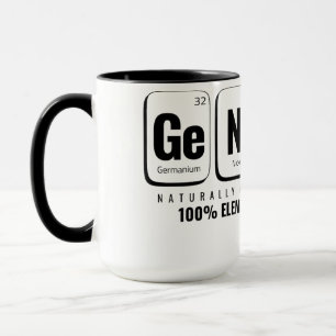 GENiUS Periodic Table - Funny Science Design Mug