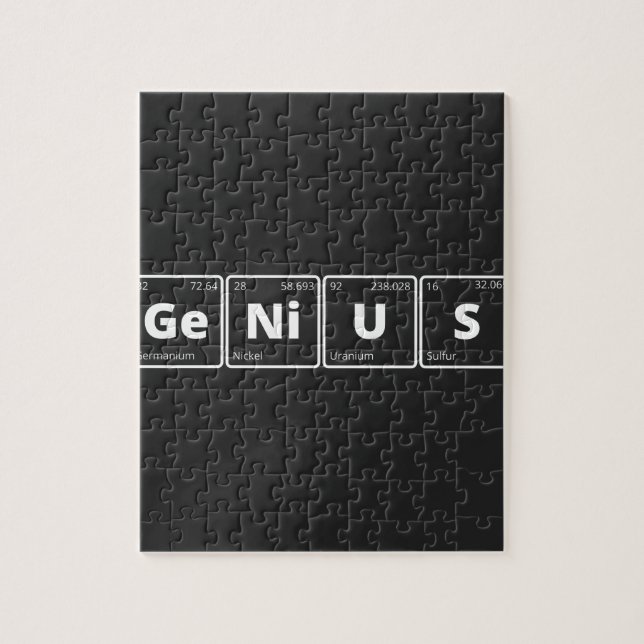 Genius - Periodic Table Jigsaw Puzzle (Vertical)