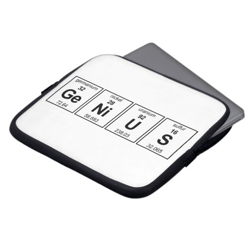 GeNiUS Periodic Table Laptop Sleeve