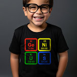Genius Periodic Table Of Elements Science T-Shirt<br><div class="desc">Show off your smarts with this clever "Genius" periodic table t-shirt! This fun design spells out "Genius" using the chemical symbols for Germanium (Ge), Nickel (Ni), Uranium (U), and Sulfur (S). Perfect for science enthusiasts, teachers, students, or anyone who loves a good pun. This comfortable and stylish tee is a...</div>