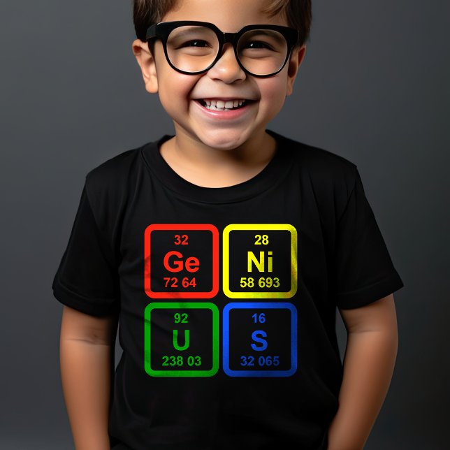 Genius Periodic Table Of Elements Science T-Shirt (Creator Uploaded)
