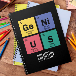 Genius Periodic Table of Elements Subject Notebook