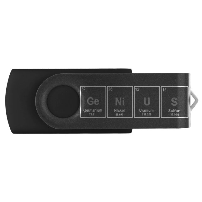 Genius periodic table USB drive (Front)
