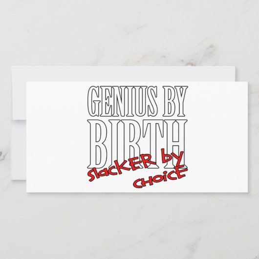 Genius Slacker (Front)