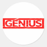 Genius Stamp Classic Round Sticker
