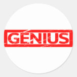 Genius Stamp Classic Round Sticker