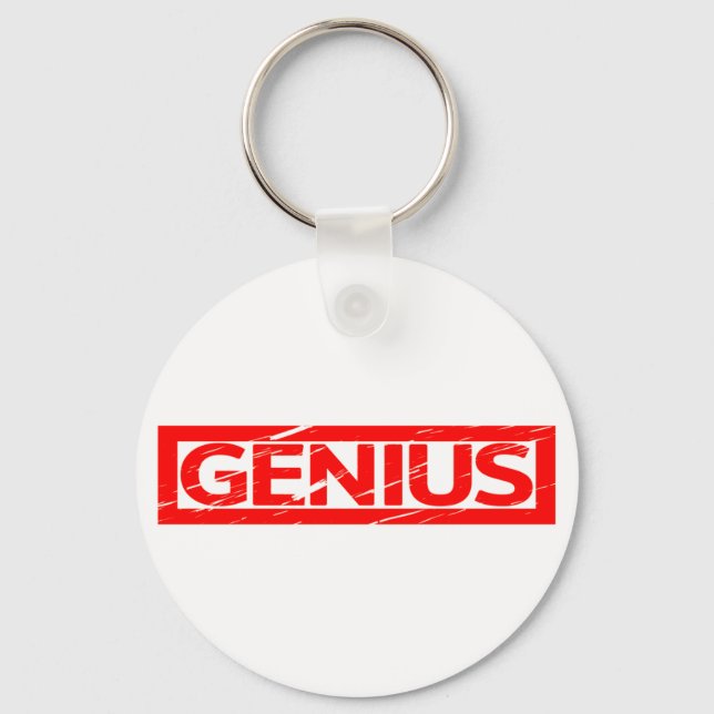 Genius Stamp Keychain (Front)
