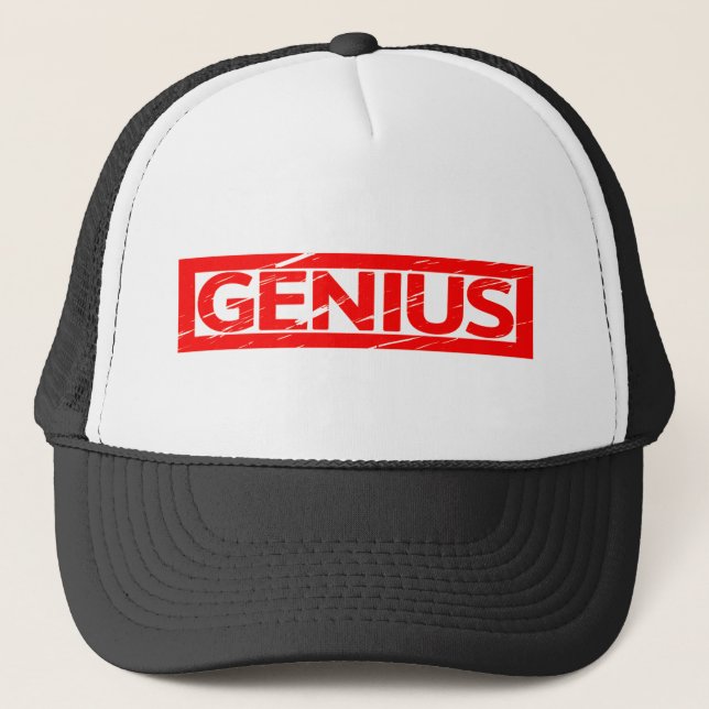 Genius Stamp Trucker Hat (Front)