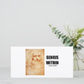 Genius Within (Leonardo da Vinci Self-Portrait) (Standing Front)