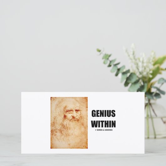 Genius Within (Leonardo da Vinci Self-Portrait) (Standing Front)