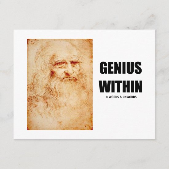 Genius Within (Leonardo da Vinci Self-Portrait)