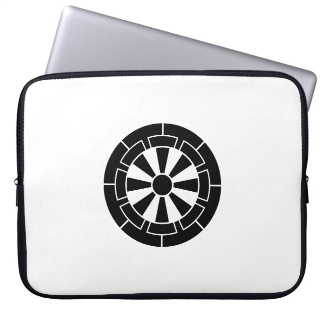 Genji cart laptop sleeve (Front)