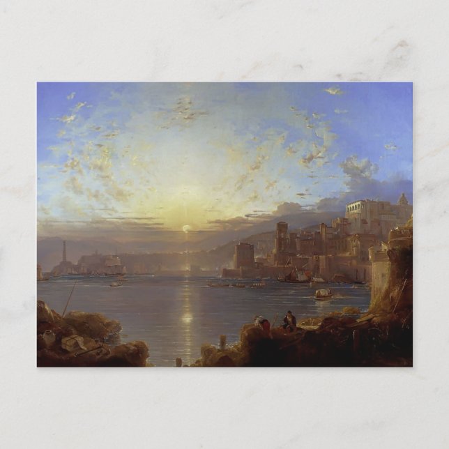 Genoa by Franz Richard Unterberger Postcard (Front)
