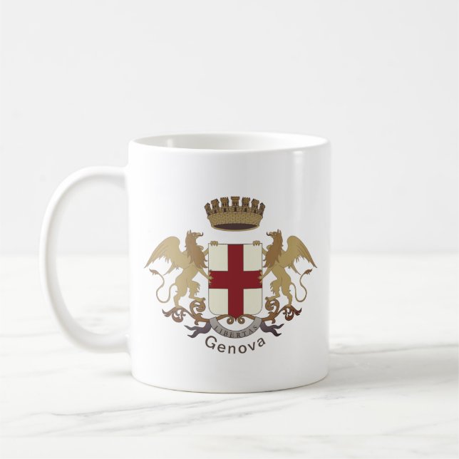 Genoa coat of arms coffee mug (Left)
