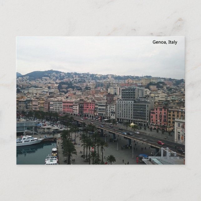 Genoa ,Italy card (Front)