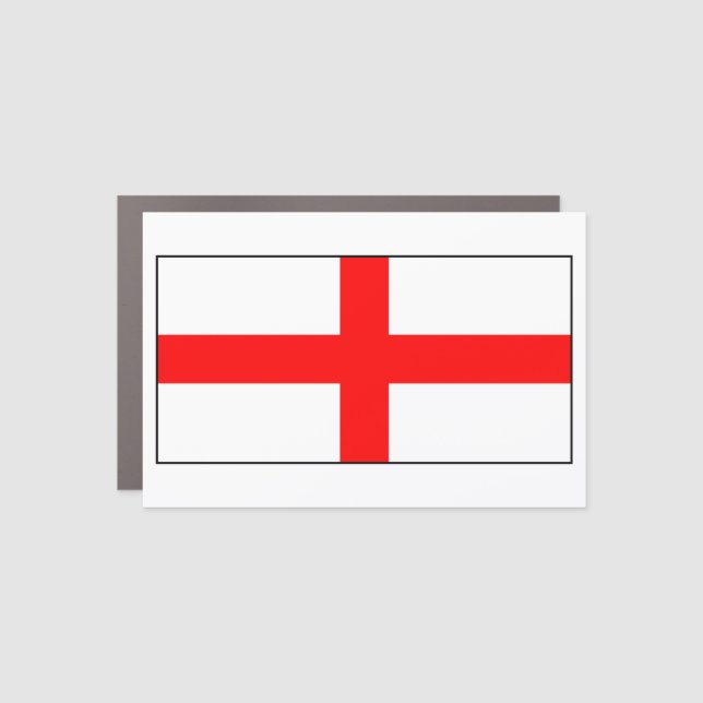 Genoa Italy Flag Car Magnet (Front)