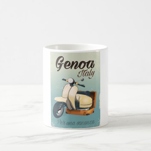 Genoa Italy For a vacation vintage poster Coffee Mug