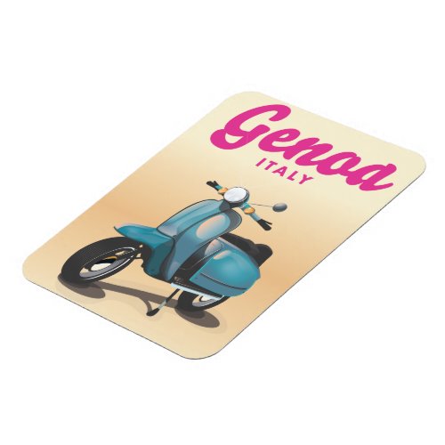 Genoa Italy scooter Magnet