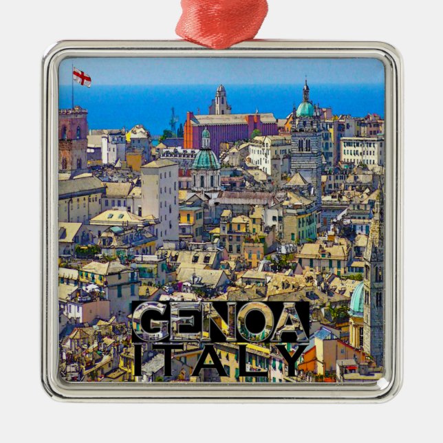 Genoa Metal Ornament (Front)