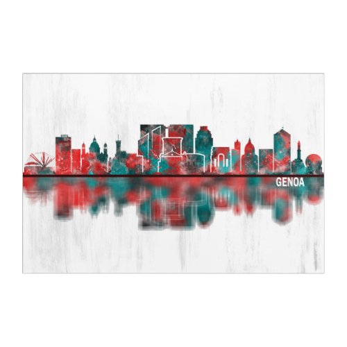 Genoa Skyline Acrylic Print