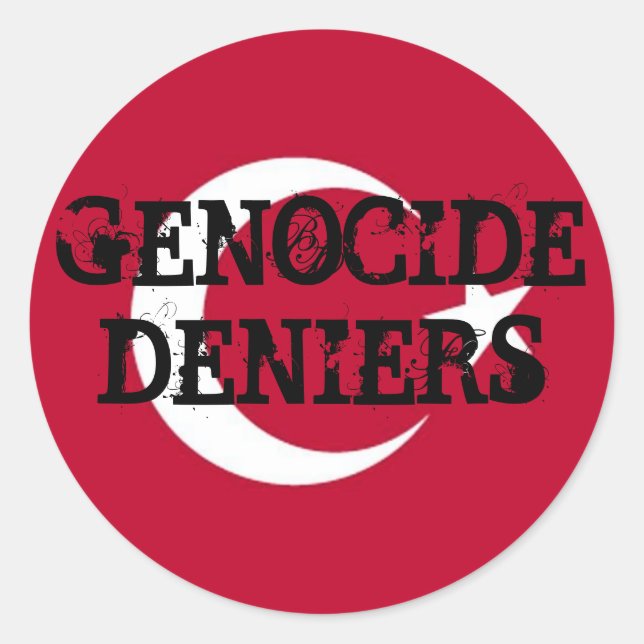 Genocide Deniers Sticker (Front)