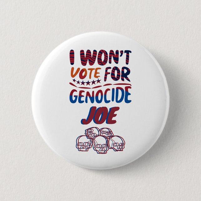 genocide joe button (Front)