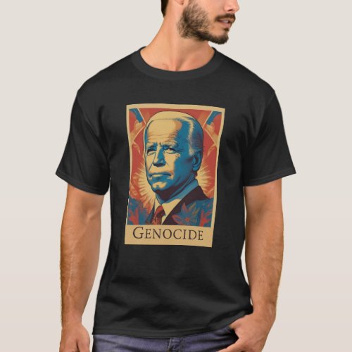 Genocide Joe Impeach Biden Palestine Gaza T_Shirt