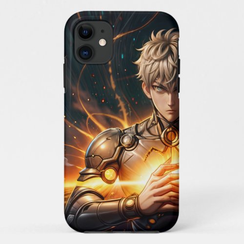 Genos One Punch Man Anime iPhone 11 Case
